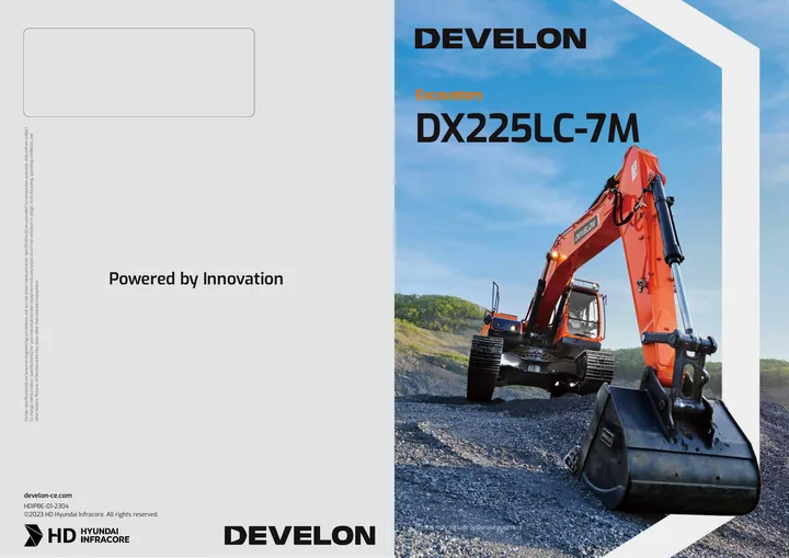 Doosan DX225LC-7M machine manual cover