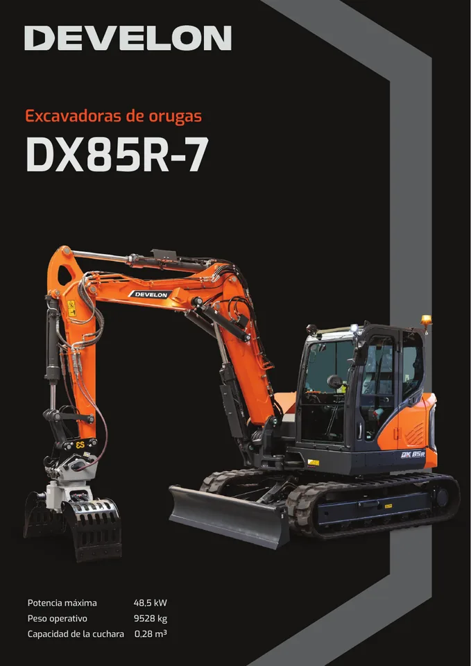 Doosan DX85R-7 machine manual cover