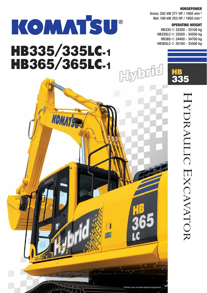 Komatsu HB365-1 · HB365LC-1 设备手册外胶层
