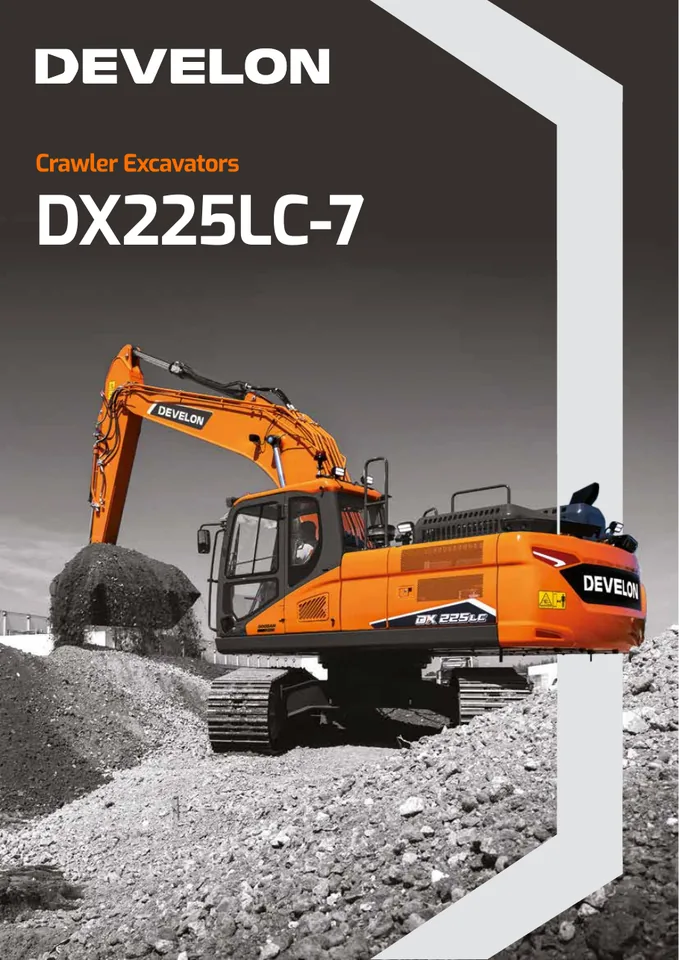 Doosan DX225LC-7 machine manual cover