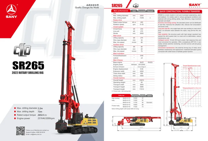 SANY SR265C10 machine manual cover