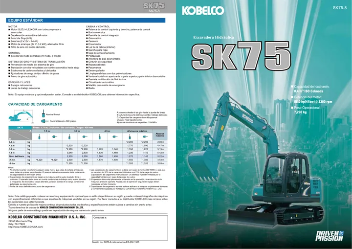 Kobelco SK75-8 设备手册外胶层