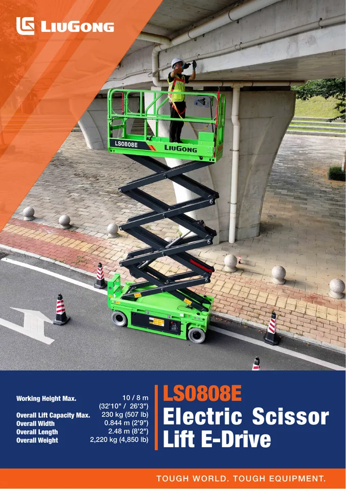LiuGong LS0808E machine manual cover