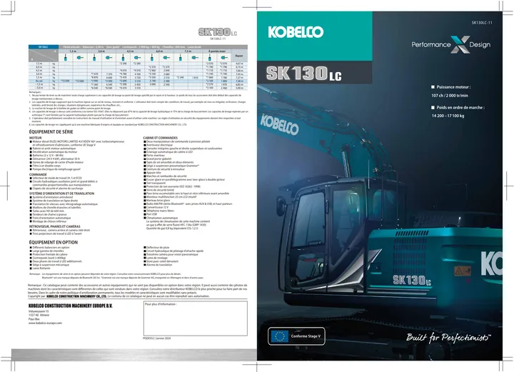 Kobelco SK130LC-11 设备手册外胶层
