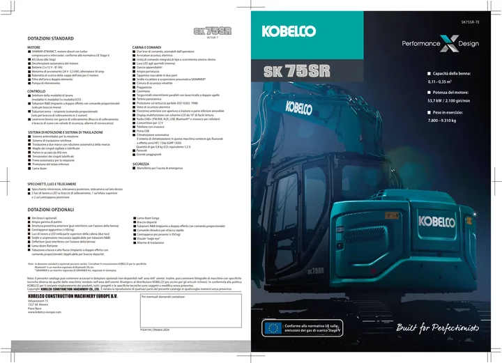 Kobelco SK75SR-7E 设备手册外胶层