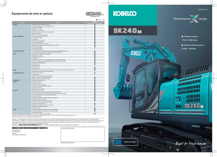 Kobelco SK240SN-11E 设备手册外胶层