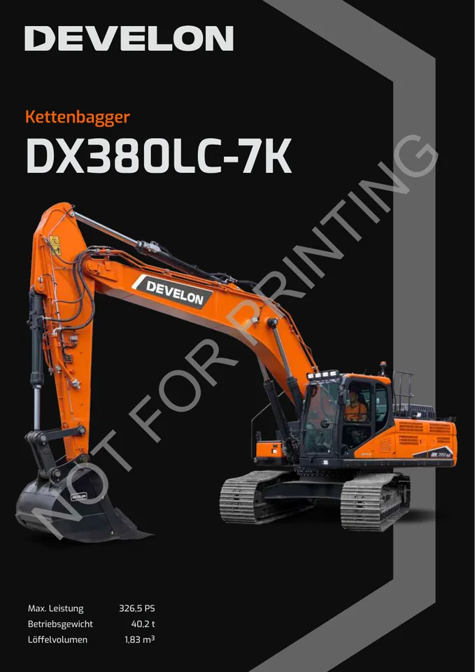 Doosan DX380LC-7K machine manual cover