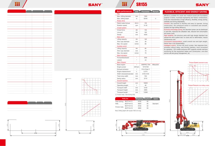 SANY SR155C10 machine manual cover: sany-sr155-c10-8b1ff8ae87-product-brochure
