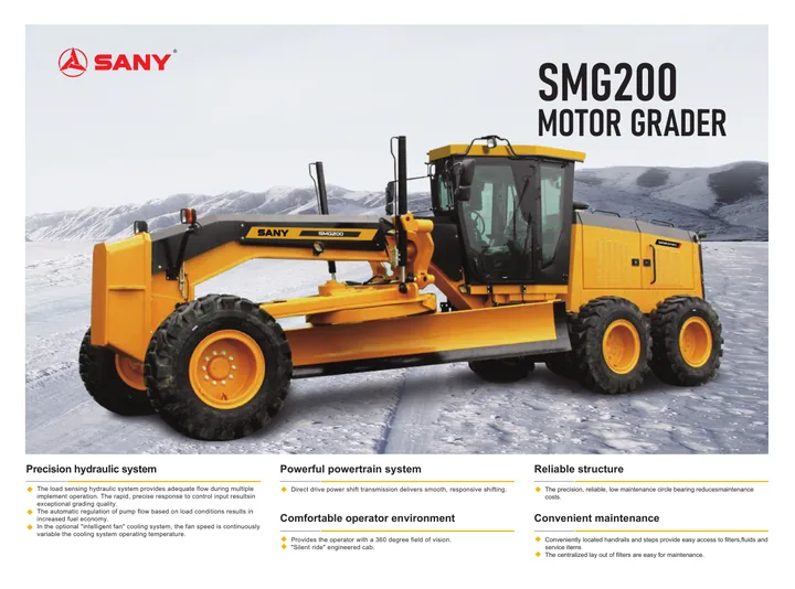 SANY SMG200 machine manual cover: sany-smg200-4dfa34d9db-product-brochure
