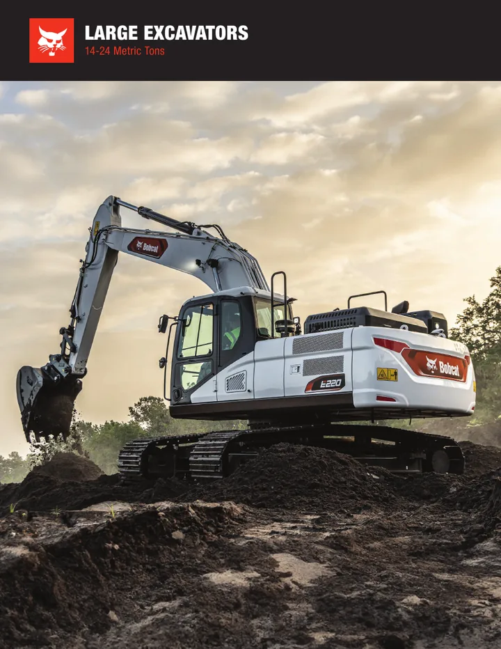 Bobcat E145 · E165 · E220 · E245 machine manual cover