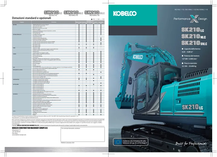 Kobelco SK210LC-11E · SK210NLC-11E · SK210SNLC-11E 设备手册外胶层