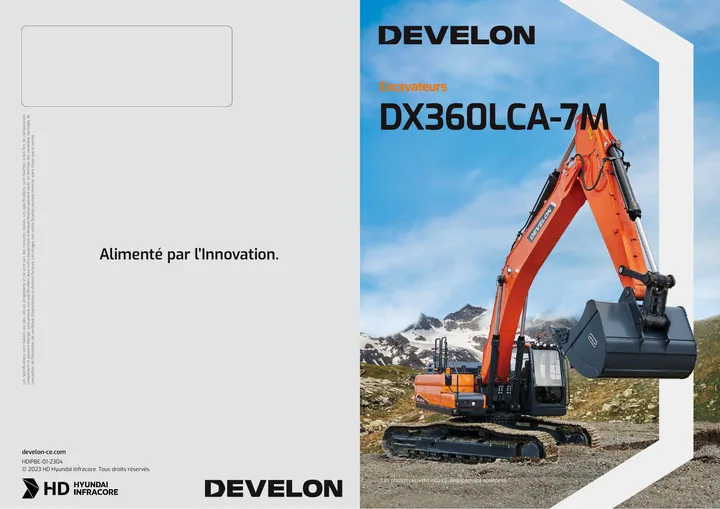 Doosan DX360LCA-7M machine manual cover