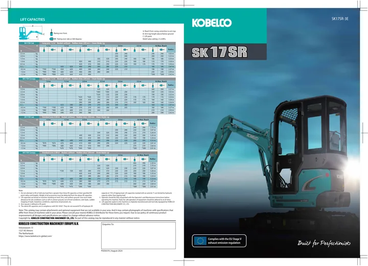 Kobelco SK17SR-3E 设备手册外胶层