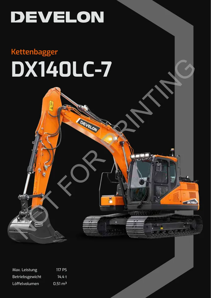 Doosan DX140LC-7 machine manual cover