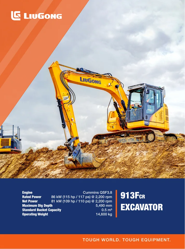 LiuGong 913FCR machine manual cover