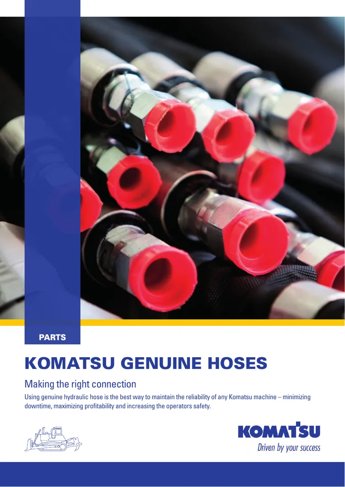 Komatsu General Komatsu machines machine manual cover