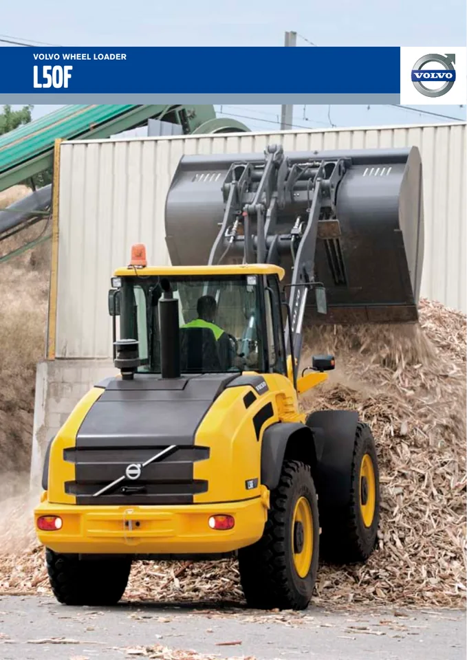 Volvo L50F machine manual cover: Volvo L50F Product brochure