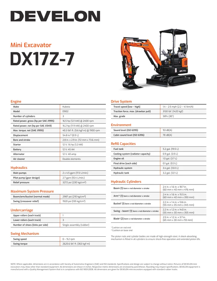 Doosan DX17Z-7 machine manual cover