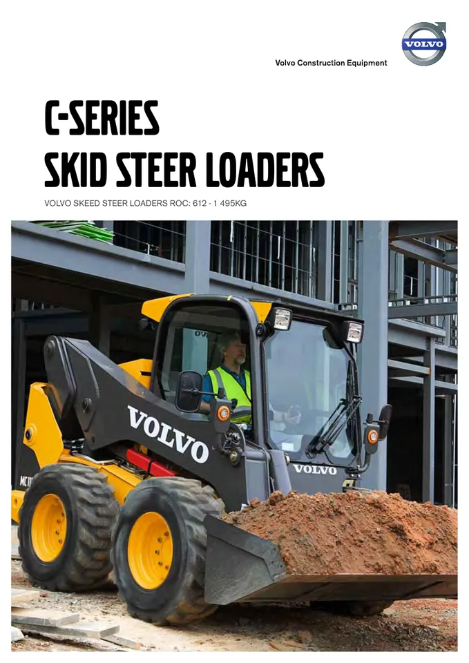 Volvo MC105C machine manual cover: Volvo MC105C Product brochure