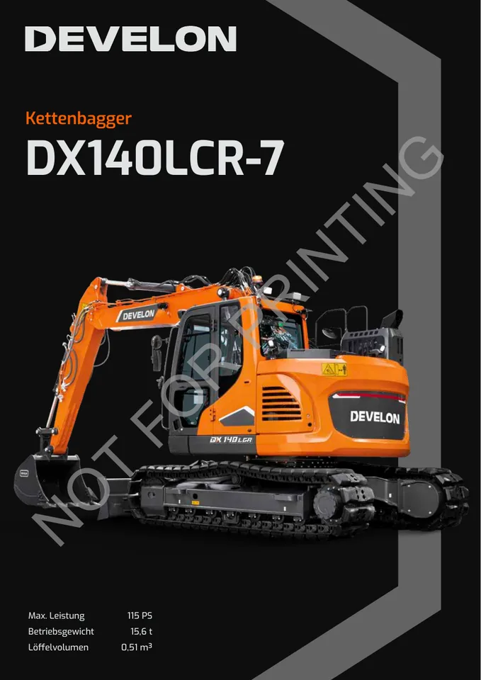 Doosan DX140LCR-7 machine manual cover