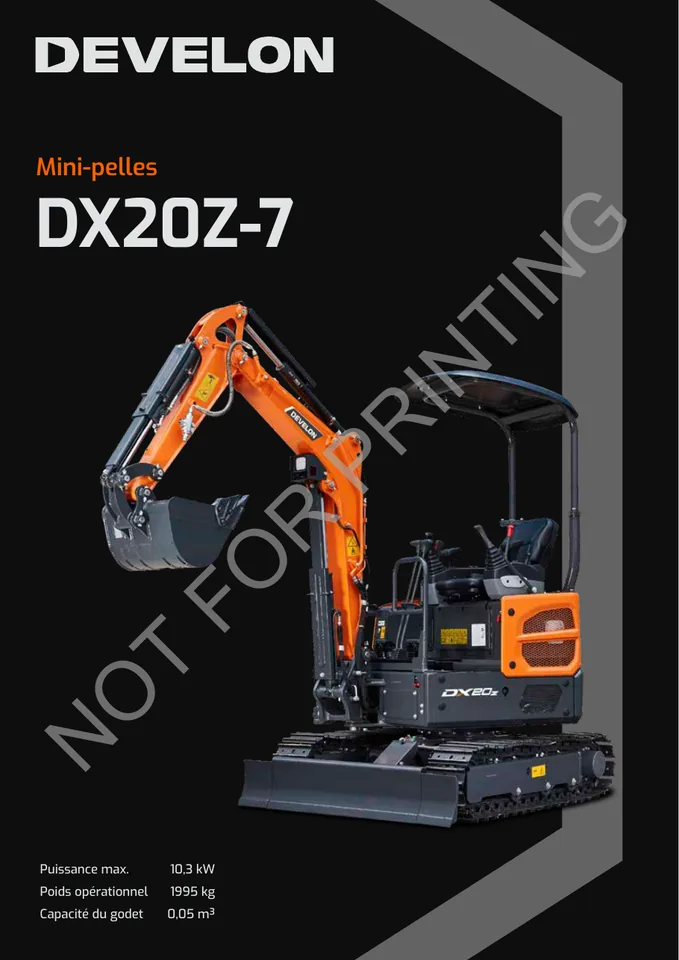 Doosan DX20Z-7 machine manual cover