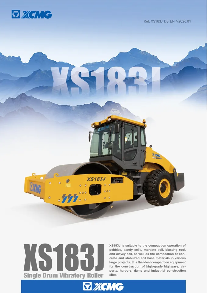 XCMG XS183J machine manual cover: xcmg-xs183j-f553b55268-official-literature