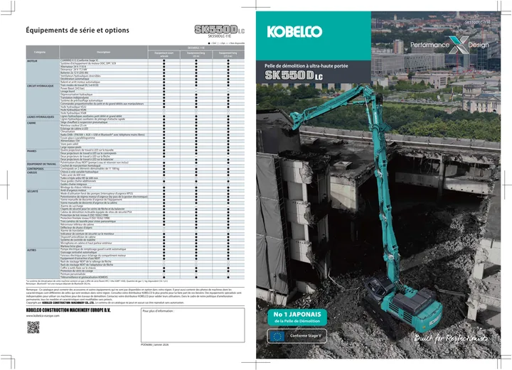 Kobelco SK550DLC-11E 设备手册外胶层
