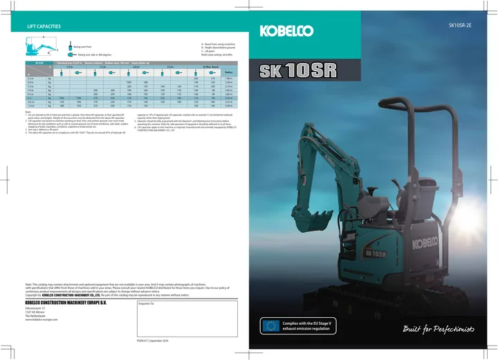 Kobelco SK10SR-2E 设备手册外胶层