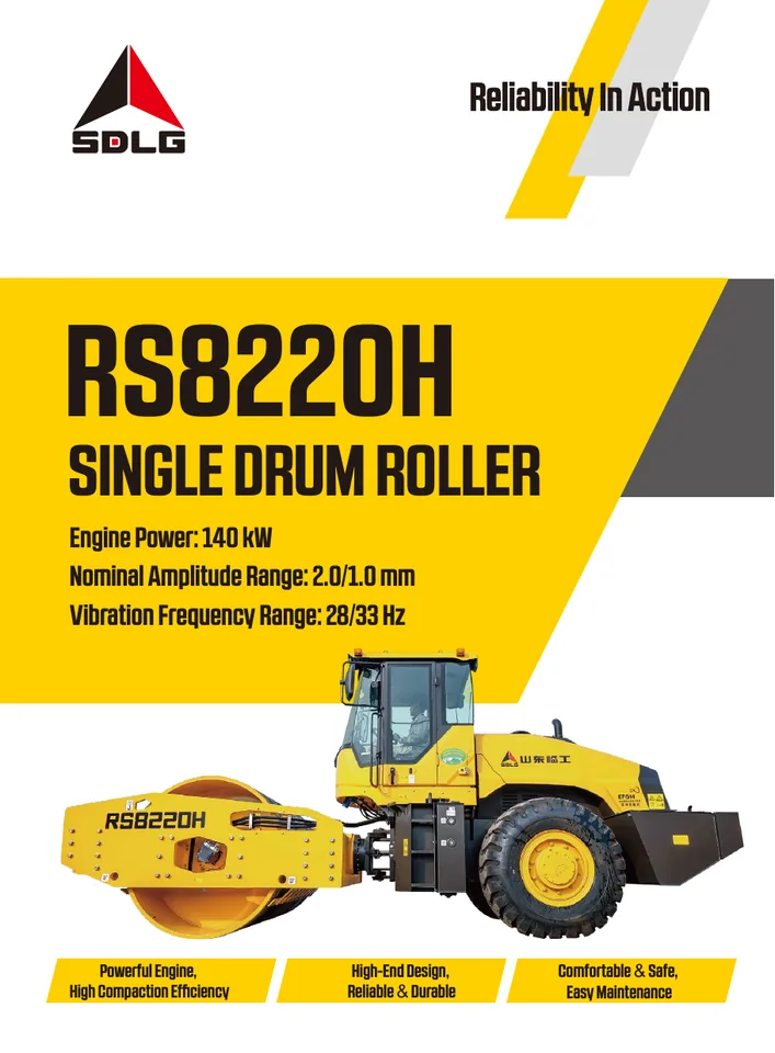 SDLG RS8220H machine manual cover: SDLG RS8220H Product brochure