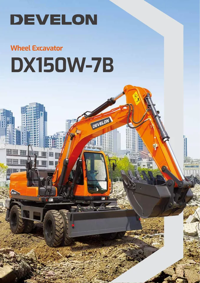 Doosan DX150W-7B machine manual cover