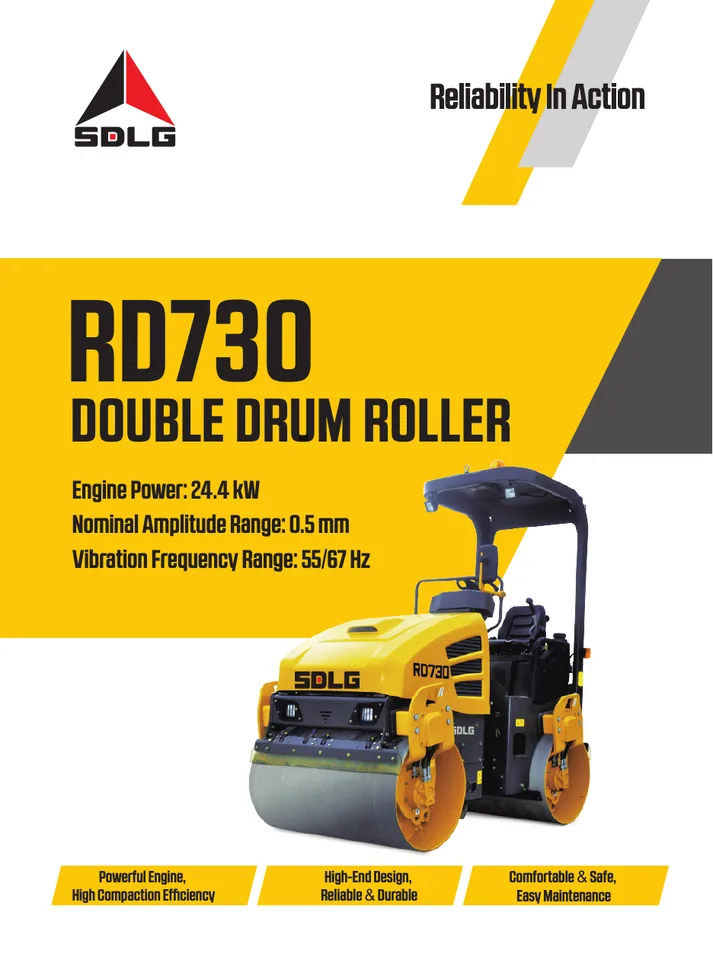 SDLG RD730 machine manual cover: SDLG RD730 Product brochure