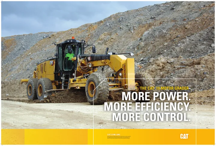 Caterpillar CAT®18 machine manual cover: Caterpillar CAT®18 Product literature