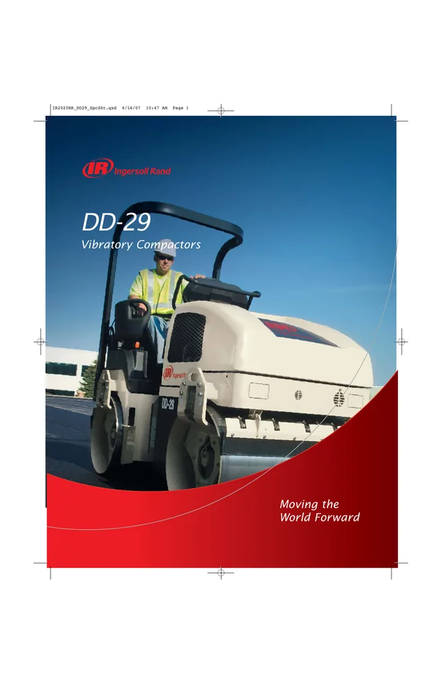 Volvo DD29 machine manual cover: Volvo DD29 Archived product document