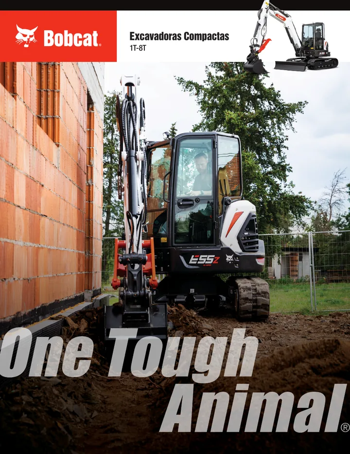 Bobcat E10 · E20Z · E26 · E27Z · E35Z · E37 · E50Z · E55W · E55Z · E80 machine manual cover