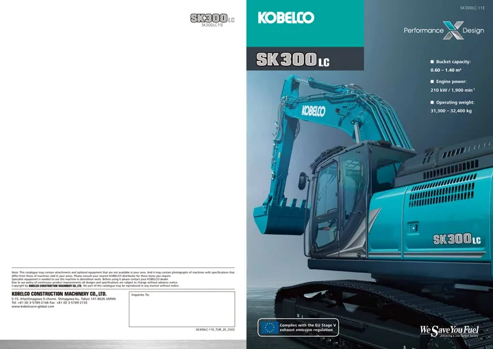 Kobelco SK300LC-11E 设备手册外胶层