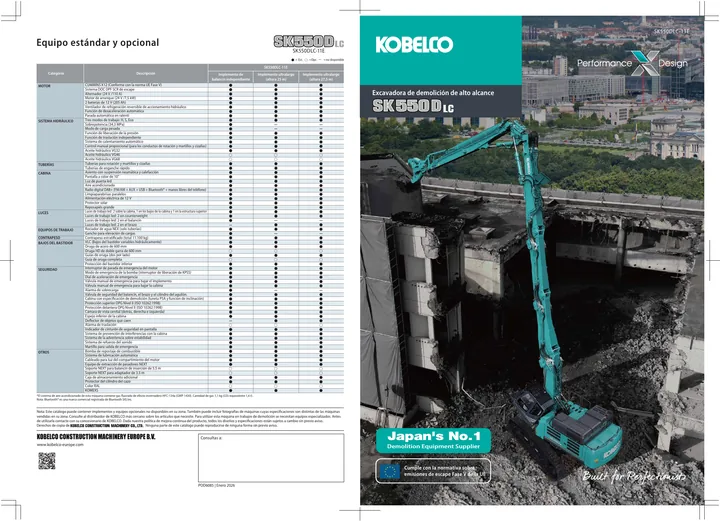 Kobelco SK550DLC-11E 设备手册外胶层
