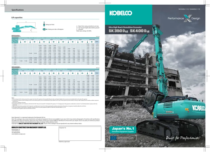 Kobelco SK350DLC-11E · SK400DLC-11E 设备手册外胶层