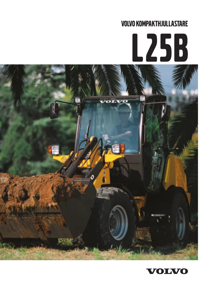 Volvo L25B machine manual cover: Volvo L25B Archived product document