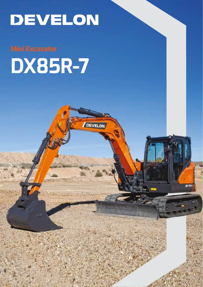 Doosan DX85R-7 machine manual cover
