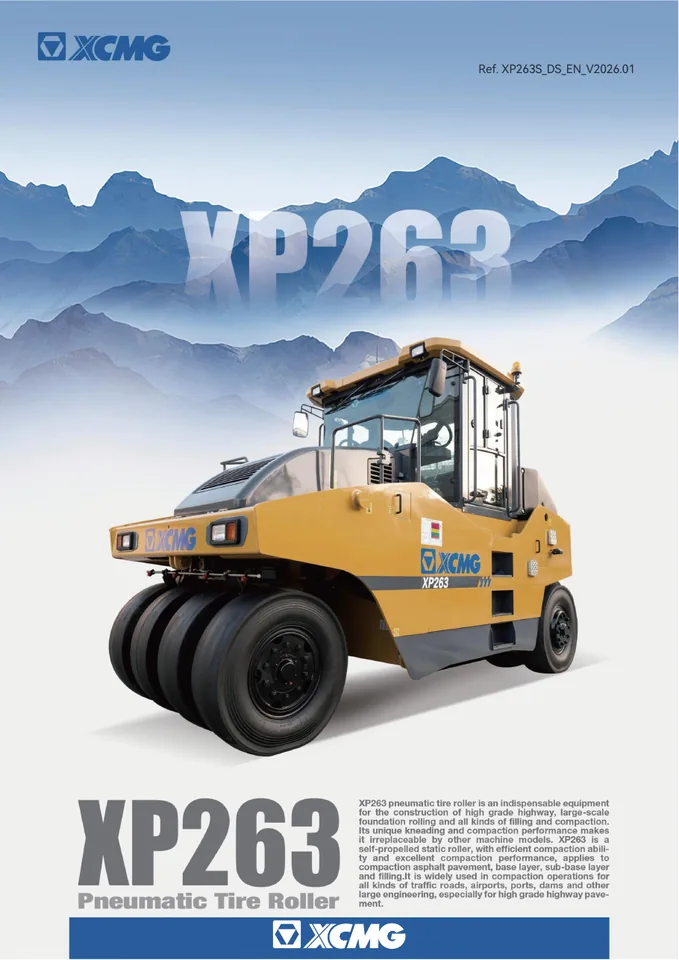 XCMG XP263 machine manual cover: xcmg-xp263-39f0445a06-official-literature