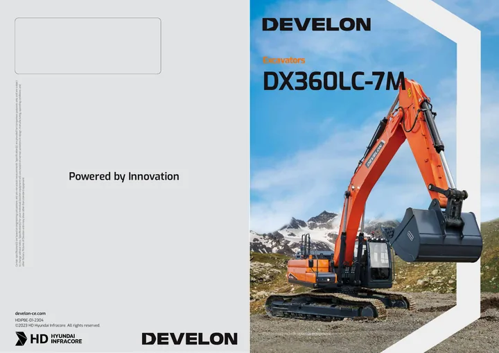 Doosan DX360LC-7M machine manual cover