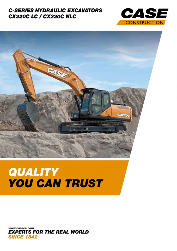 CASE CX220C NLC machine manual cover