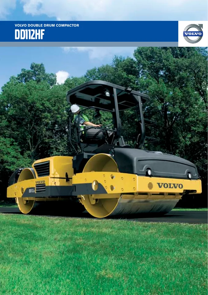 Volvo DD112HF machine manual cover: Volvo DD112HF Product brochure