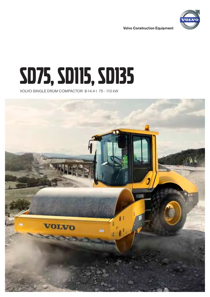 Volvo SD115 machine manual cover: Volvo SD115 Product brochure