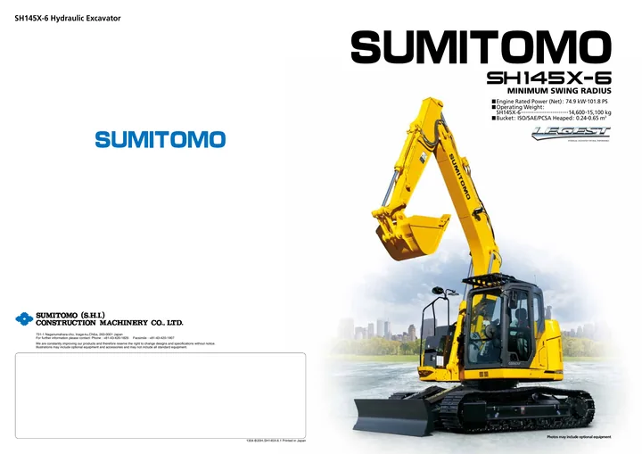 Sumitomo SH145X-6 设备手册外胶层