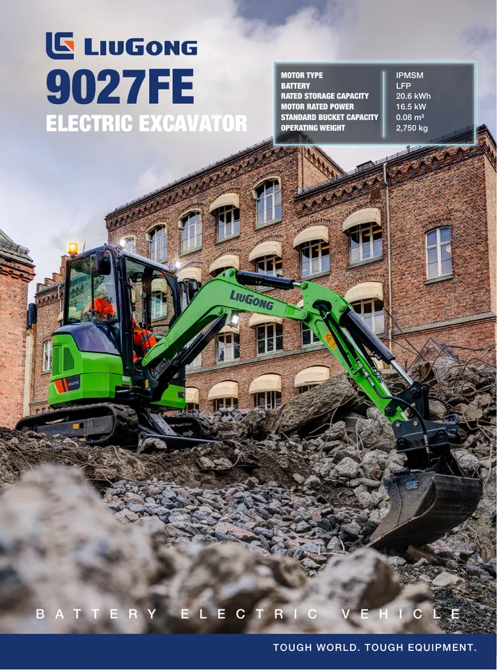 LiuGong 9027FE machine manual cover