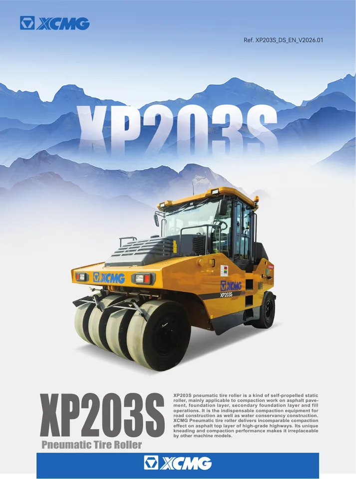 XCMG XP203S machine manual cover: xcmg-xp203s-fc868eacae-official-literature