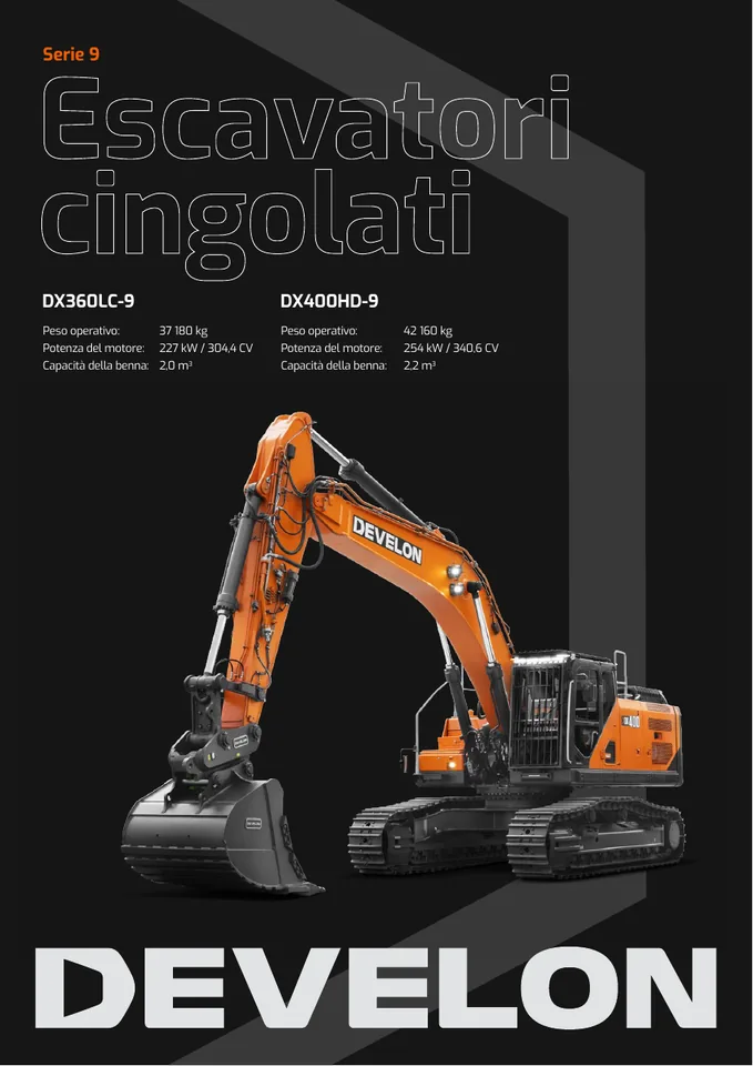 Doosan DX360LC-9 machine manual cover