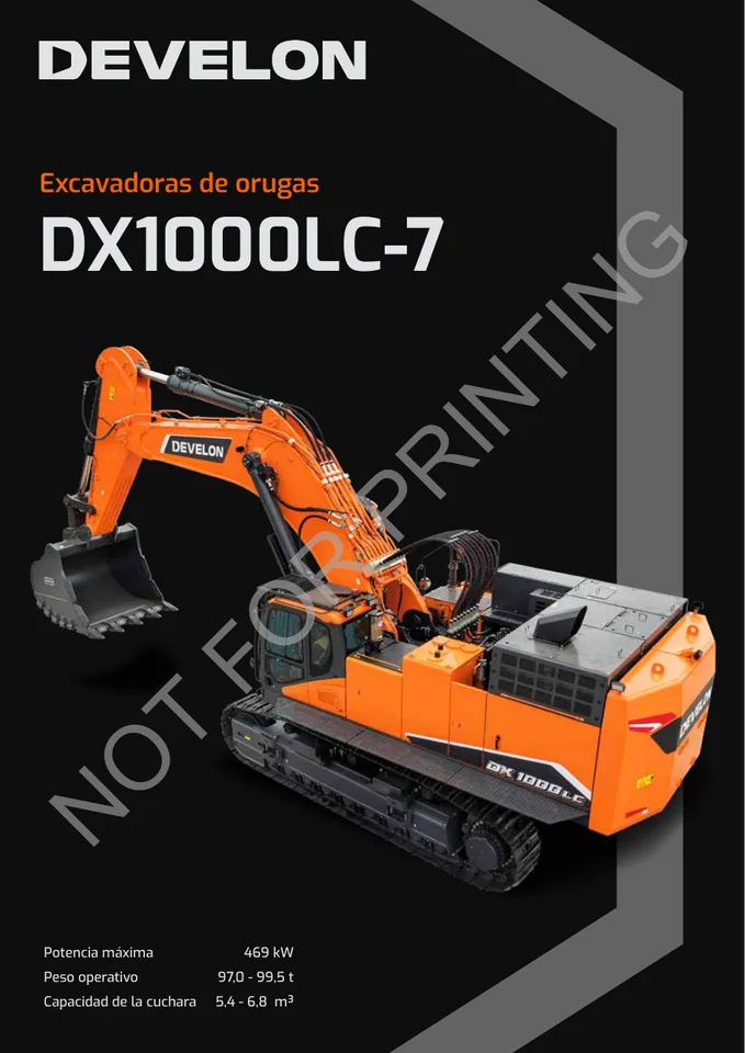 Doosan DX1000LC-7 machine manual cover