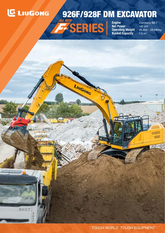 LiuGong 926F · 928F machine manual cover